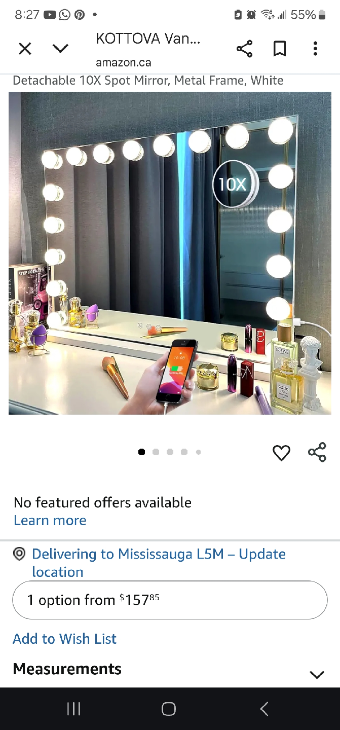 make up mirror - photo 2