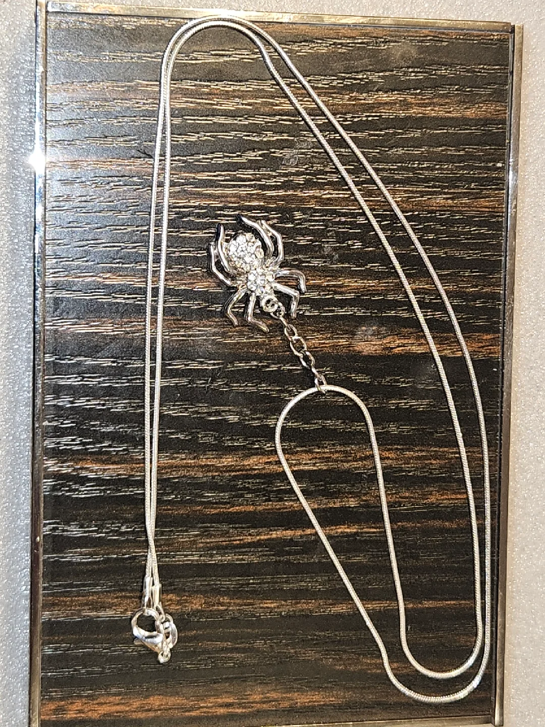 Spider Pendant Necklace with S925 Italian silver necklace image indicator(3)