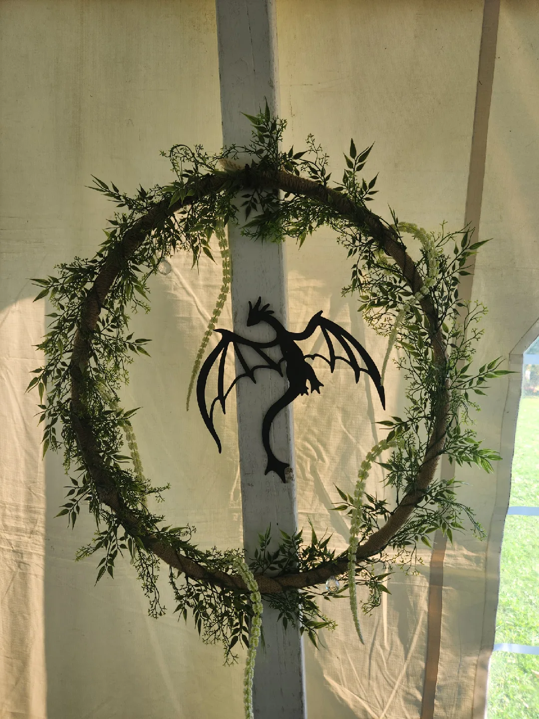 Dragon Wreath Wall Decor - 24 Inch image indicator(2)