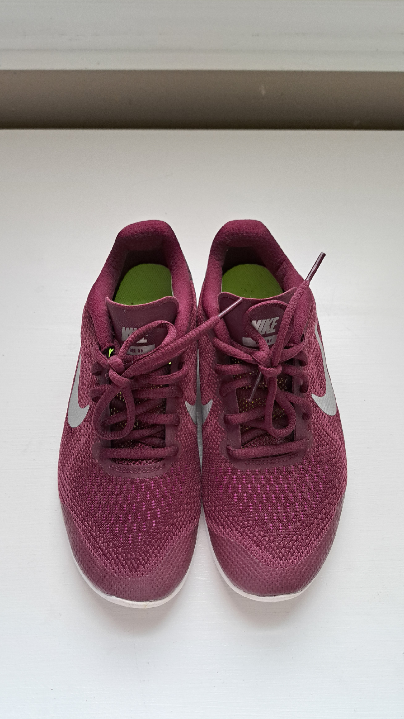 Nike Free RN 2018 Maroon Running Shoes - Women's Size 3.5Y / 5US