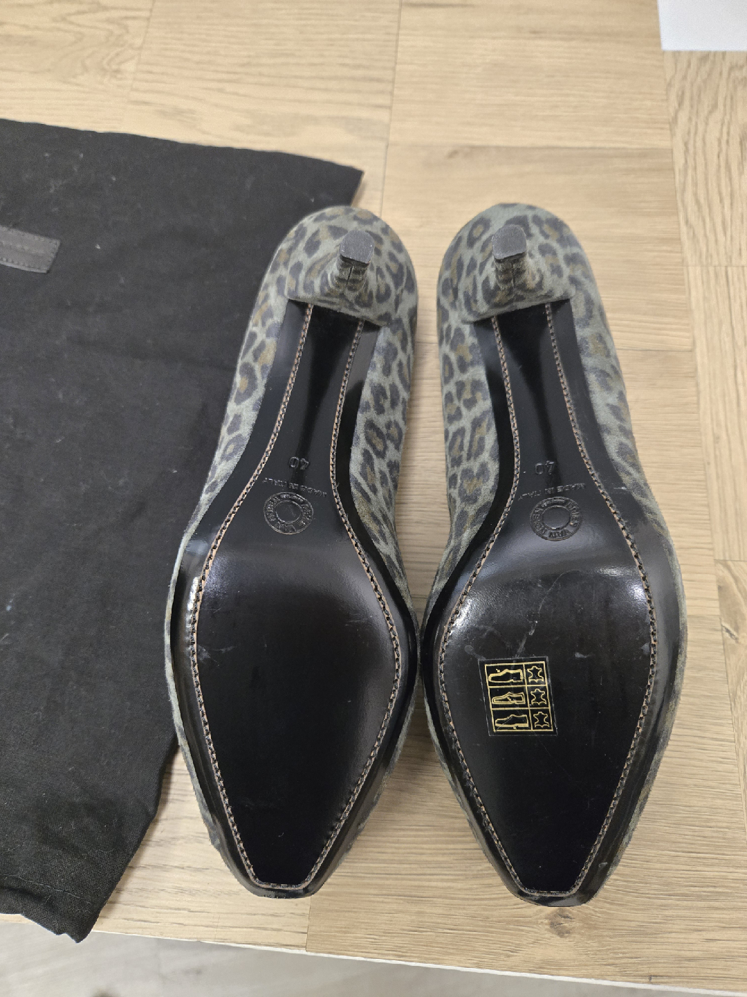 Dries Van Noten Leopard Print Heels - Size 40 - photo 4