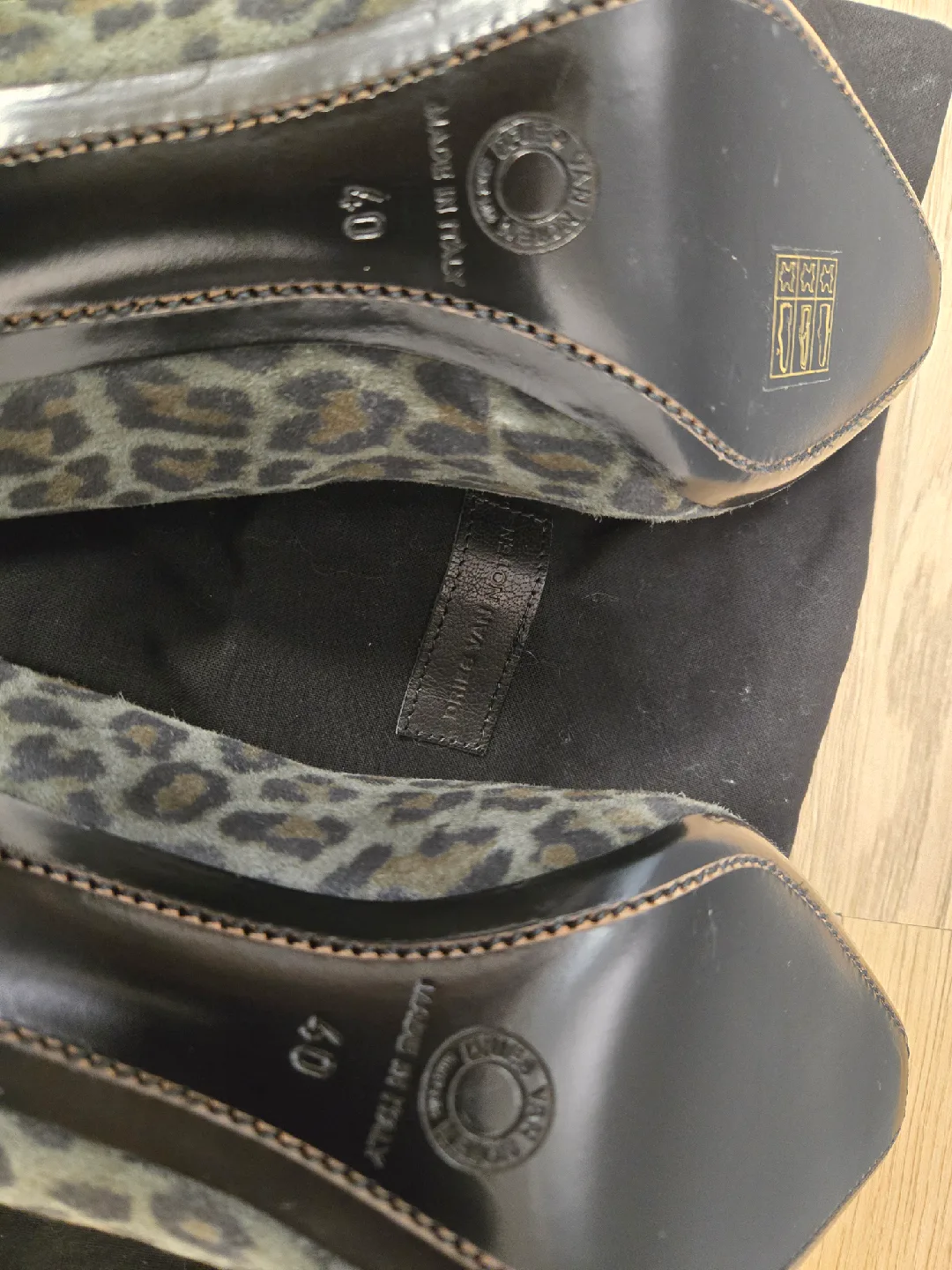 Dries Van Noten Leopard Print Heels - Size 40 image indicator(5)