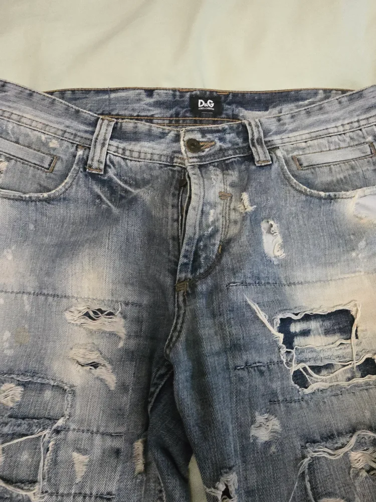 D&G Distressed Denim Jeans image indicator(3)