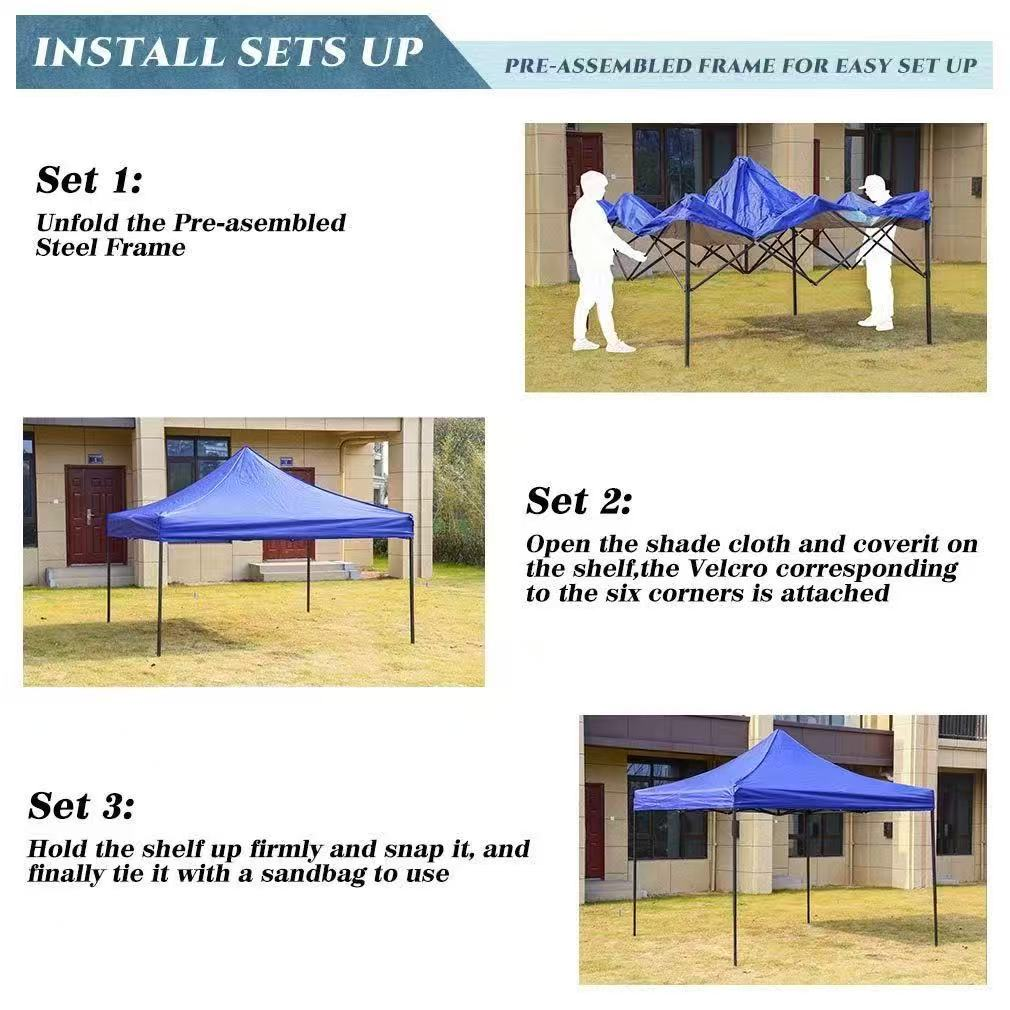 Blue Portable Outdoor Tent 10x10 ft