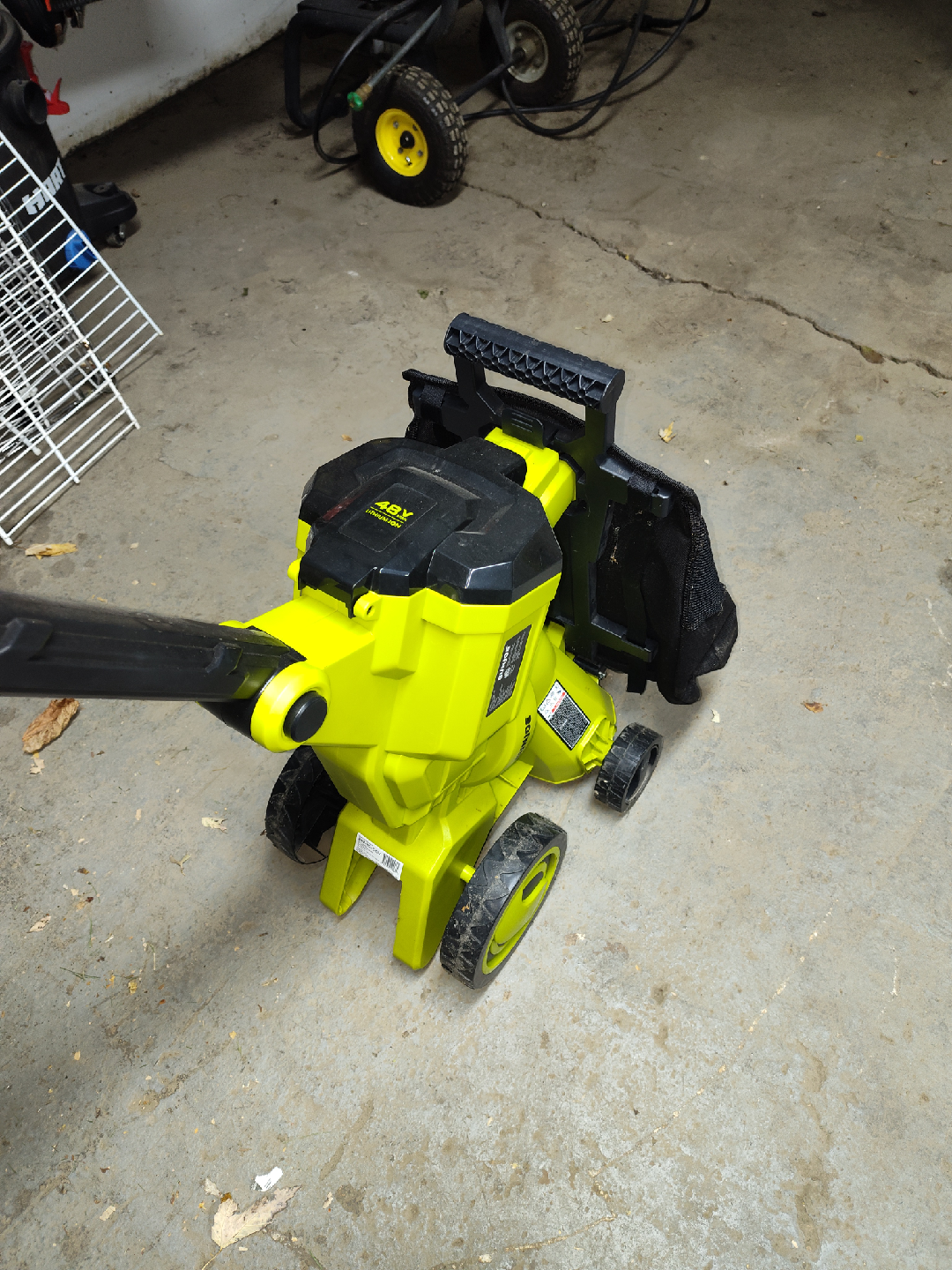 Sun Joe 48V Max Cordless Vacuum Mulcher - photo 5