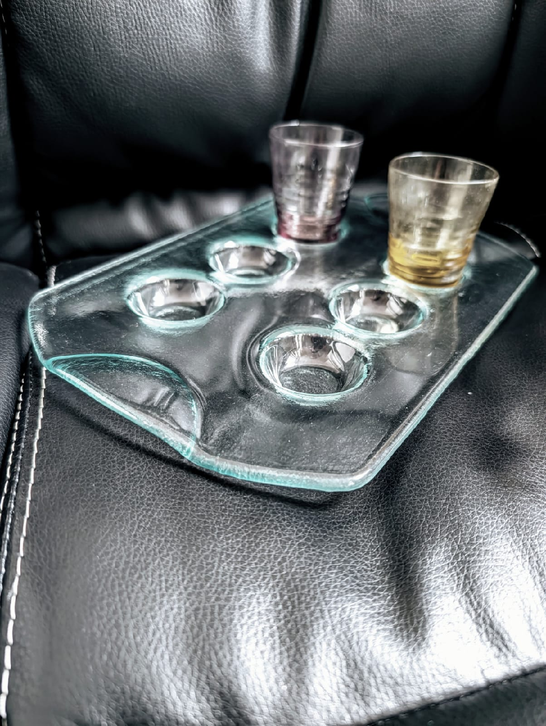Shot Glass Serving Tray - Glass 🥕