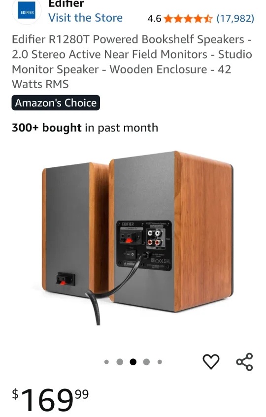 Edifier R1280T Powered Bookshelf Speakers image indicator(3)