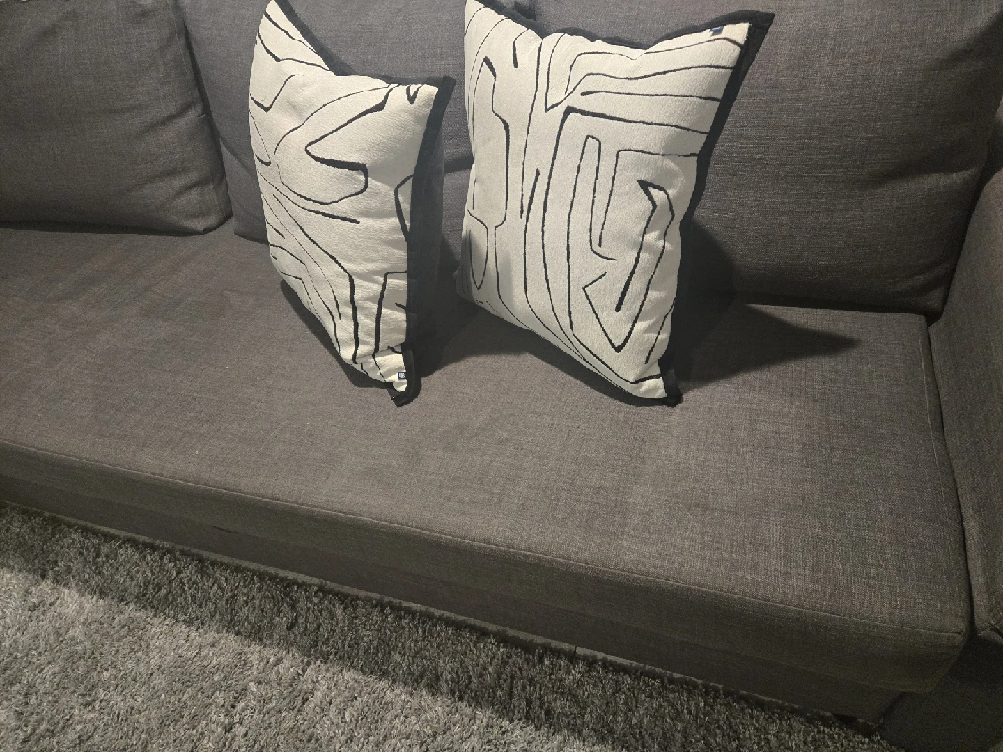 Assorted Throw Pillows - Set of 2.  1 set of 3