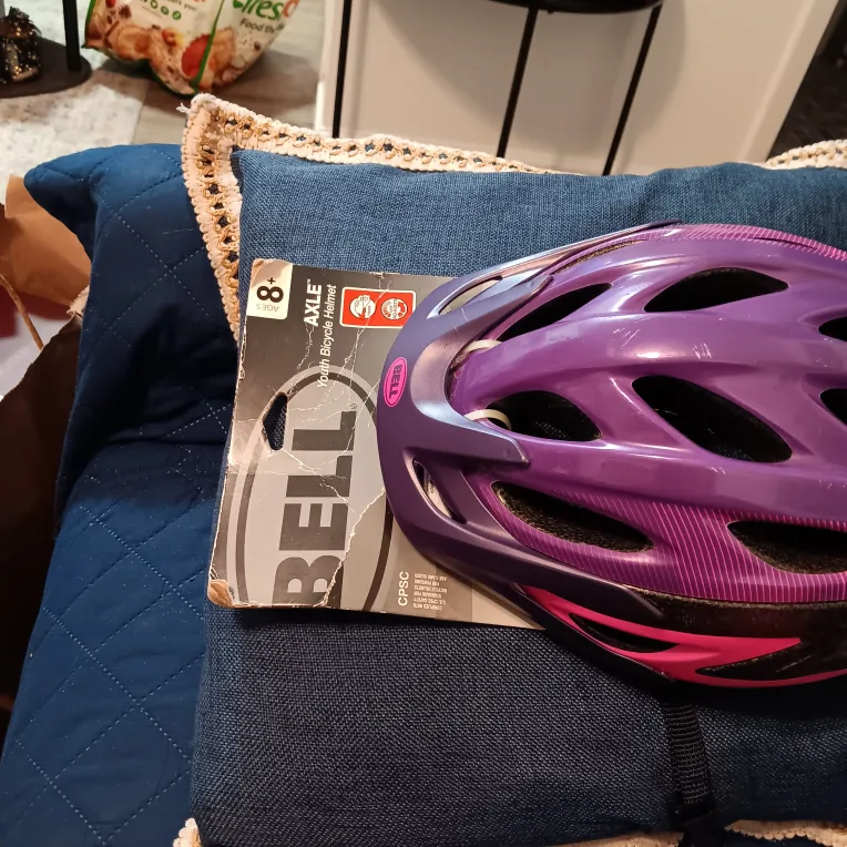 Bell Axle Youth Bike Helmet - Purple image indicator(2)