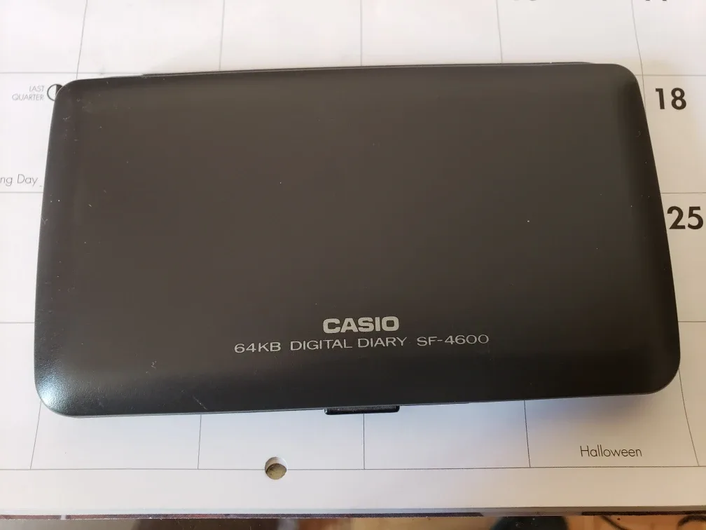 Casio SF-4600 64KB Digital Diary image indicator(3)