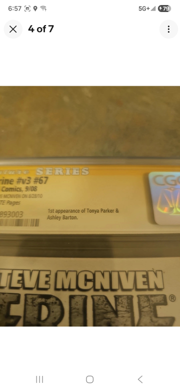 CGC 9.8 Wolverine #v3 #67 Signed Comic Book - photo 4