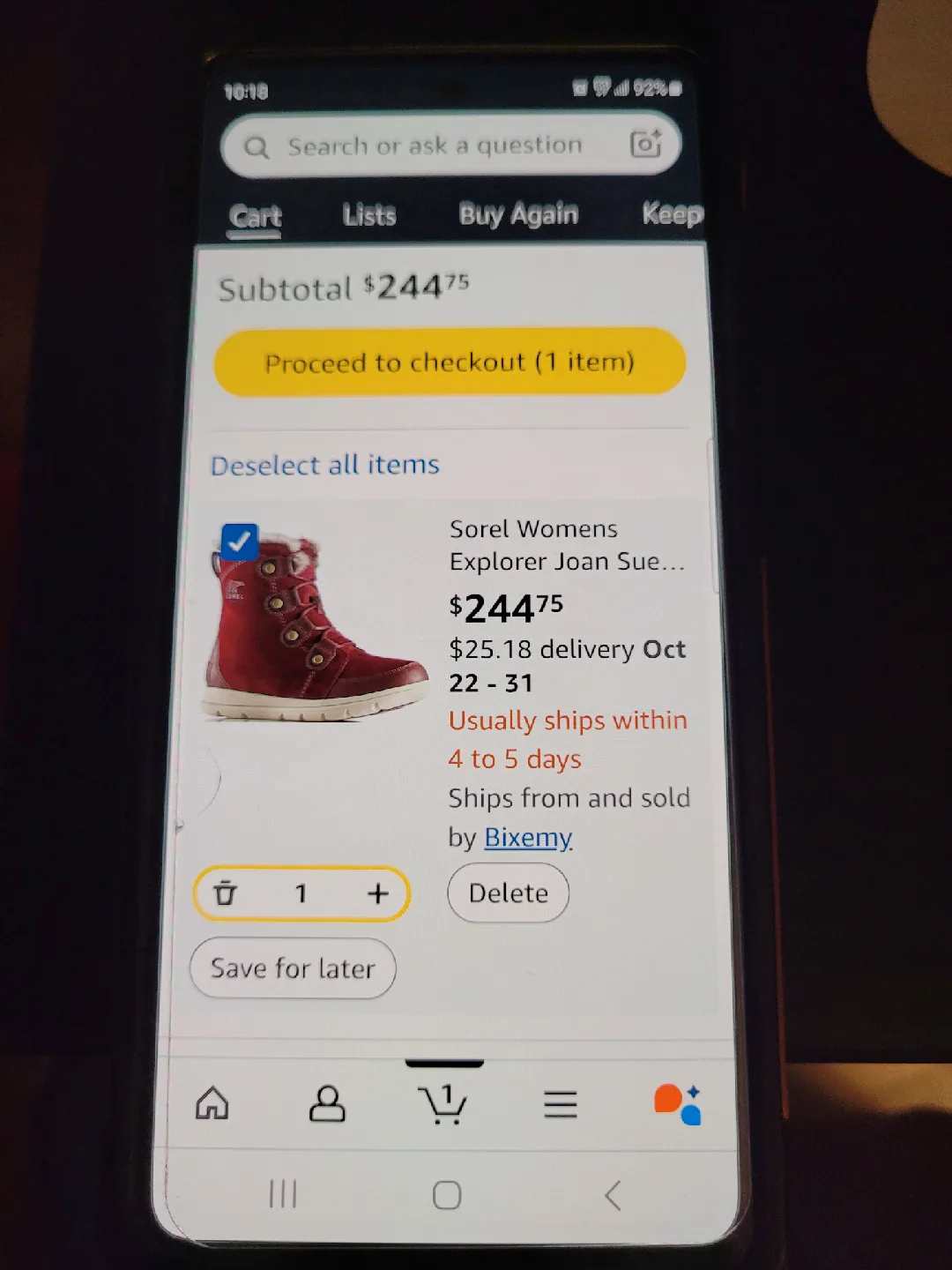 Sorel Explorer Joan Boots - Women's Size 8 image indicator(3)