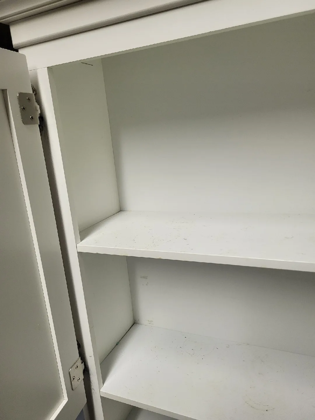 Over the toilet White Cabinet image indicator(2)