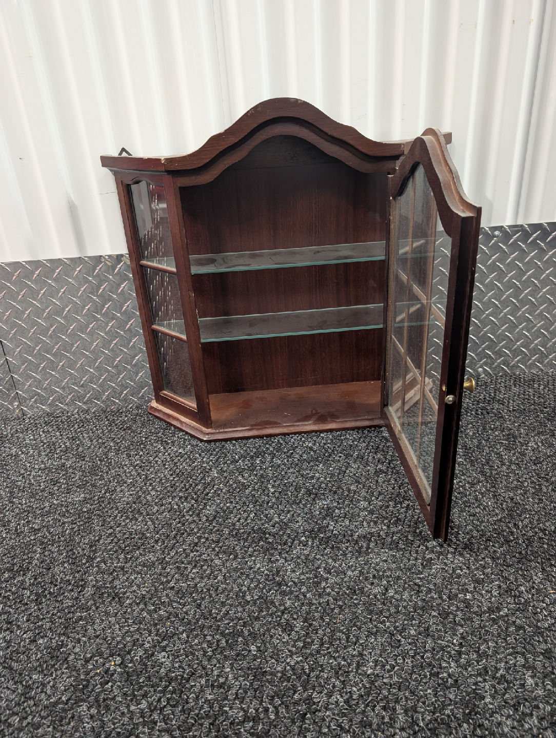 Wooden Hanging Curio Cabinet - photo 2