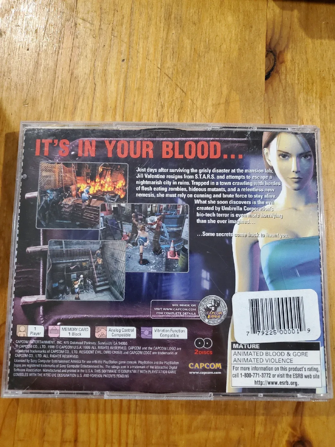 Resident Evil 3 Nemesis PS1 Game image indicator(2)