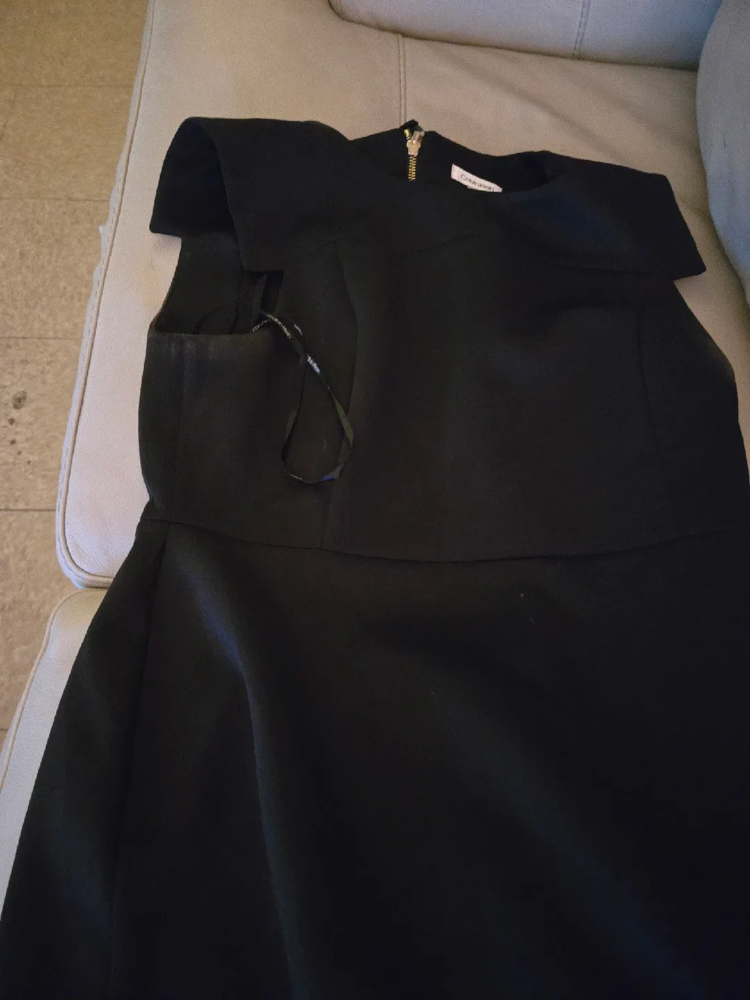 Calvin Klein Black Dress - Size 12 image indicator(2)