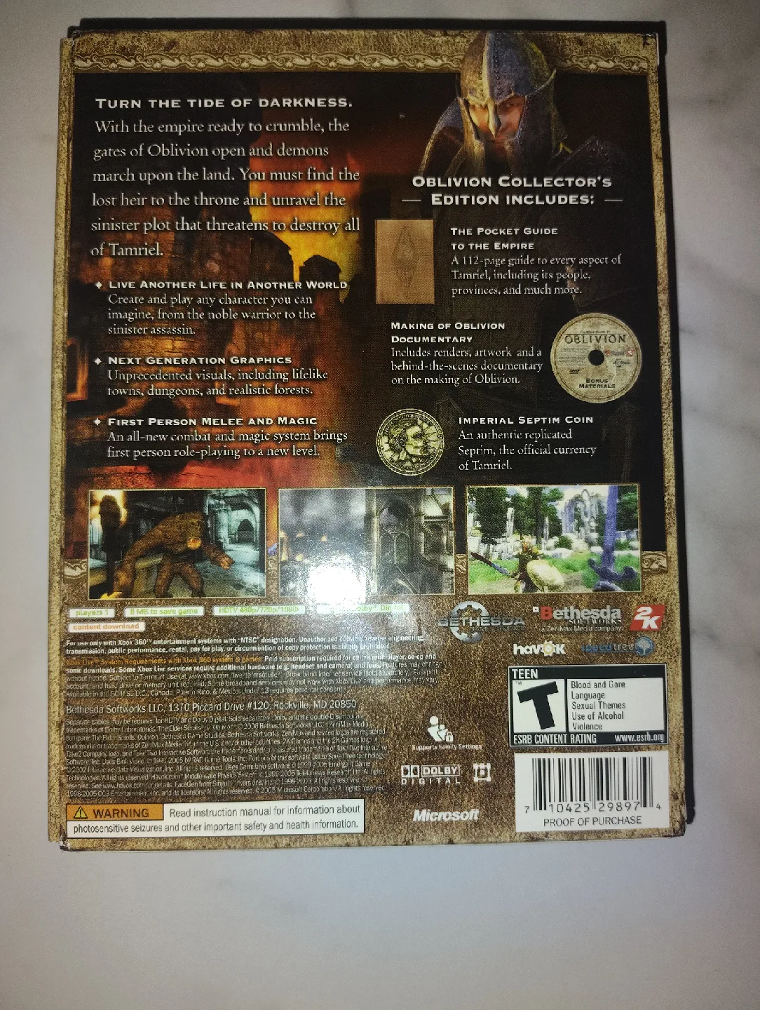 Elder Scrolls IV: Oblivion Collector's Edition - Xbox 360 image indicator(2)