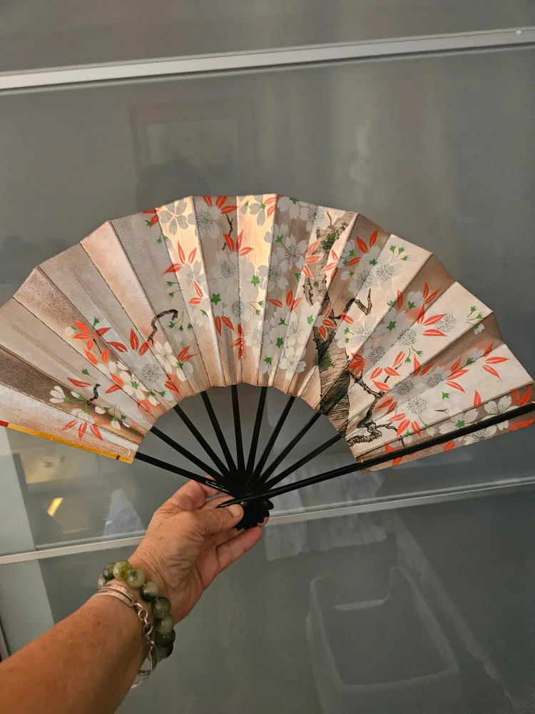VTG Kyoto Sensu Japanese Reversible  Golding Fan image indicator(2)