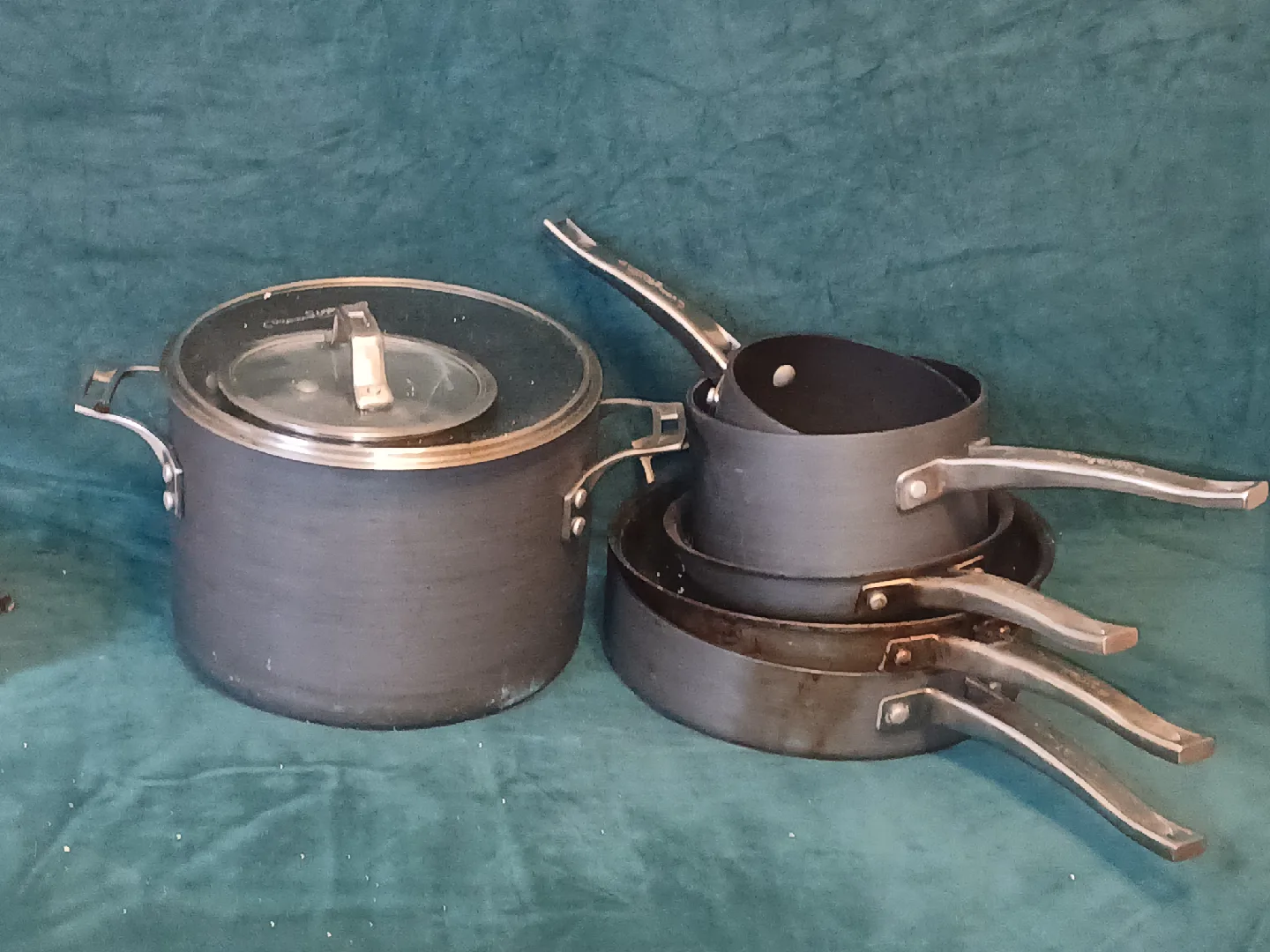 9 piece Calphalon pot NAME YOUR PRICE image indicator(2)