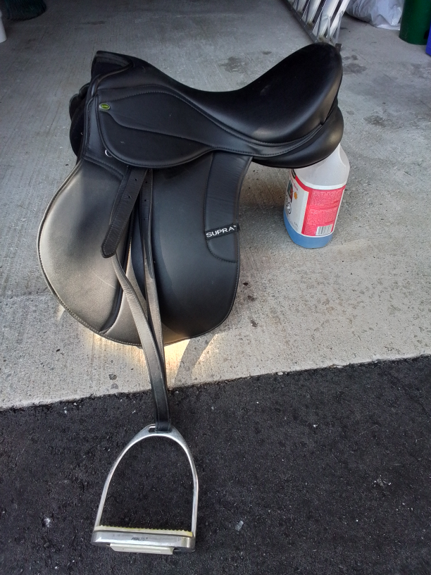 Supra Black Horse Saddle