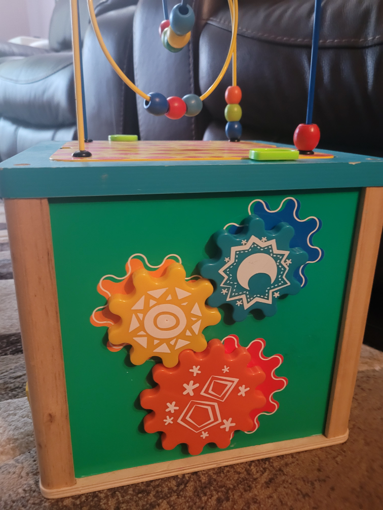 Wooden Activity Cube for Kids - photo 2