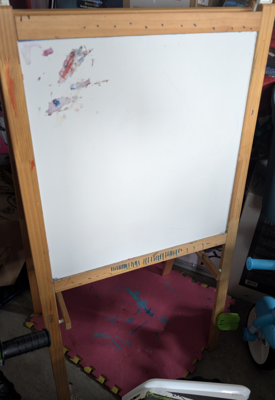 Kids Easel Whiteboard & Chalkboard - photo 2