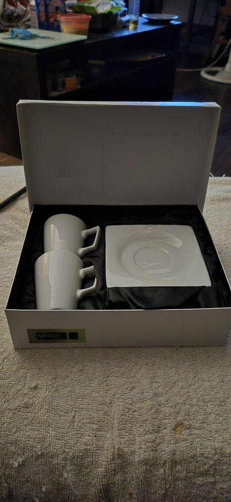 Infinity Home Gallery Espresso Ceramic Cup & Saucer Set