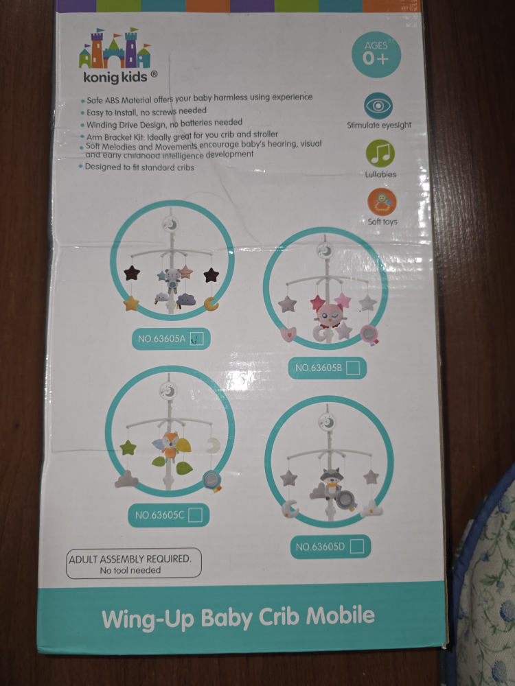 Konig Kids Wing-Up Baby Crib Mobile - photo 2