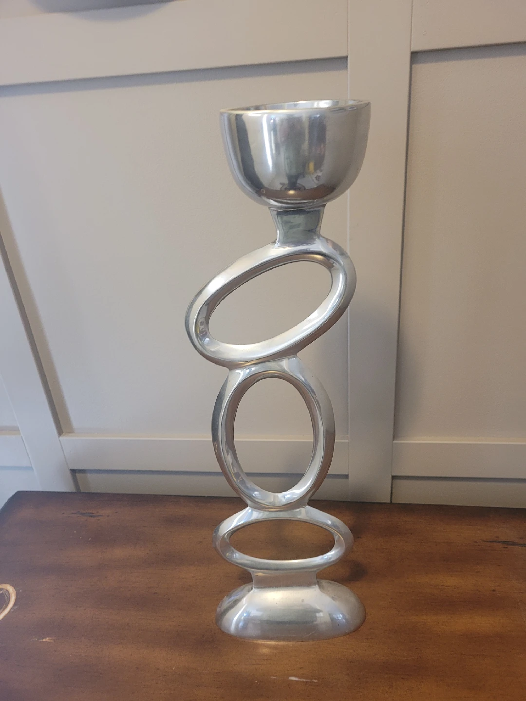 Silver Metal Decorative Stand - photo 4