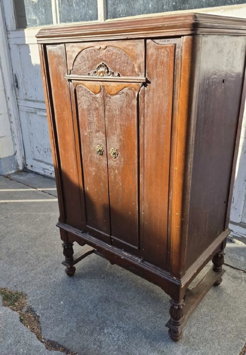 Vintage Victor radio cabinet ( no radio) - photo 2