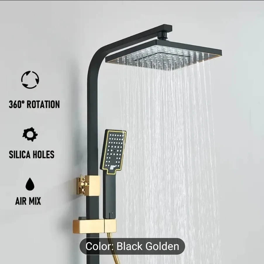 Black & Golden Shower System image indicator(2)