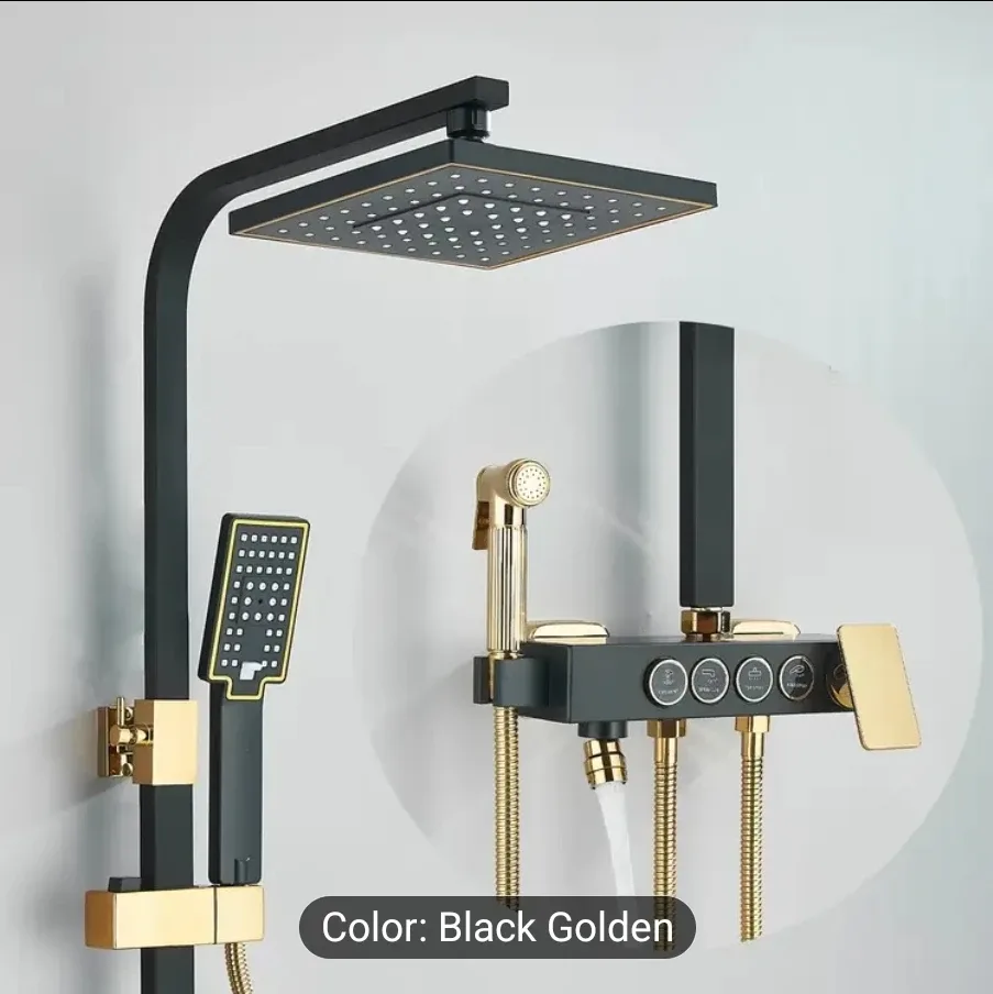 Black & Golden Shower System image indicator(3)