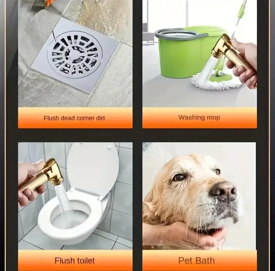 Black & Golden Shower System image indicator(9)