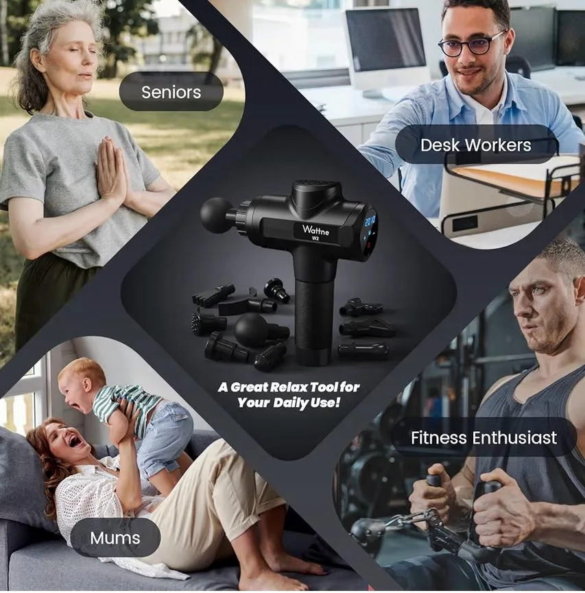Wattne W2 Muscle Massage Gun image indicator(2)