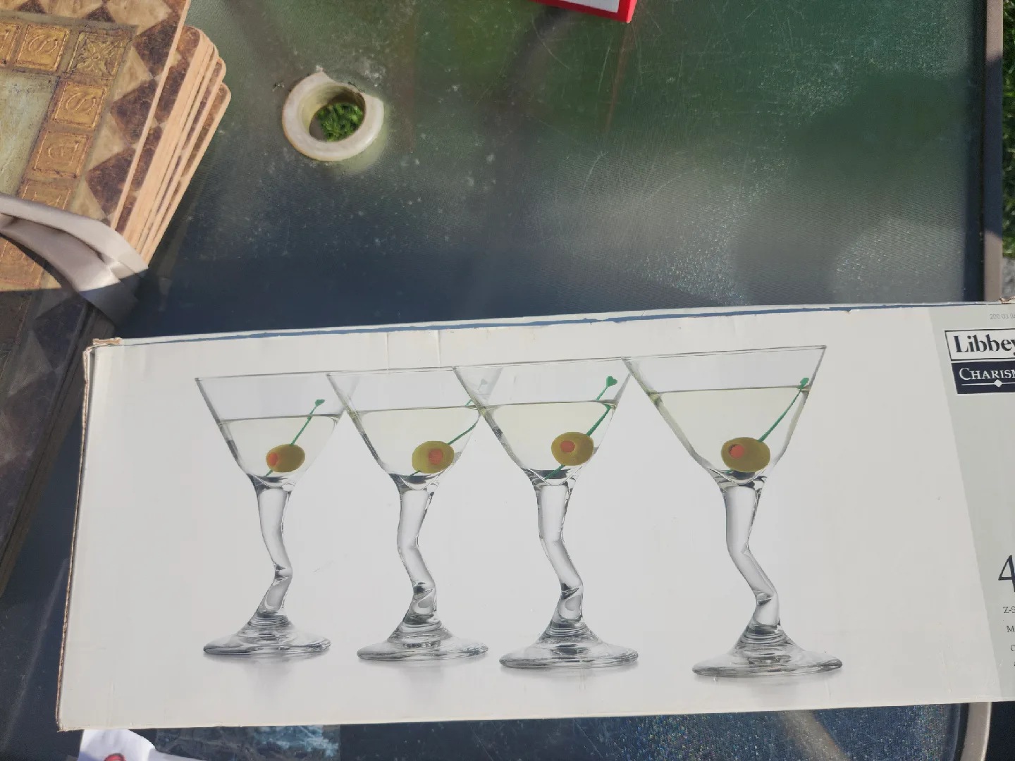 Libbey Charisma Martini Glasses, 4-Piece Set image indicator(2)