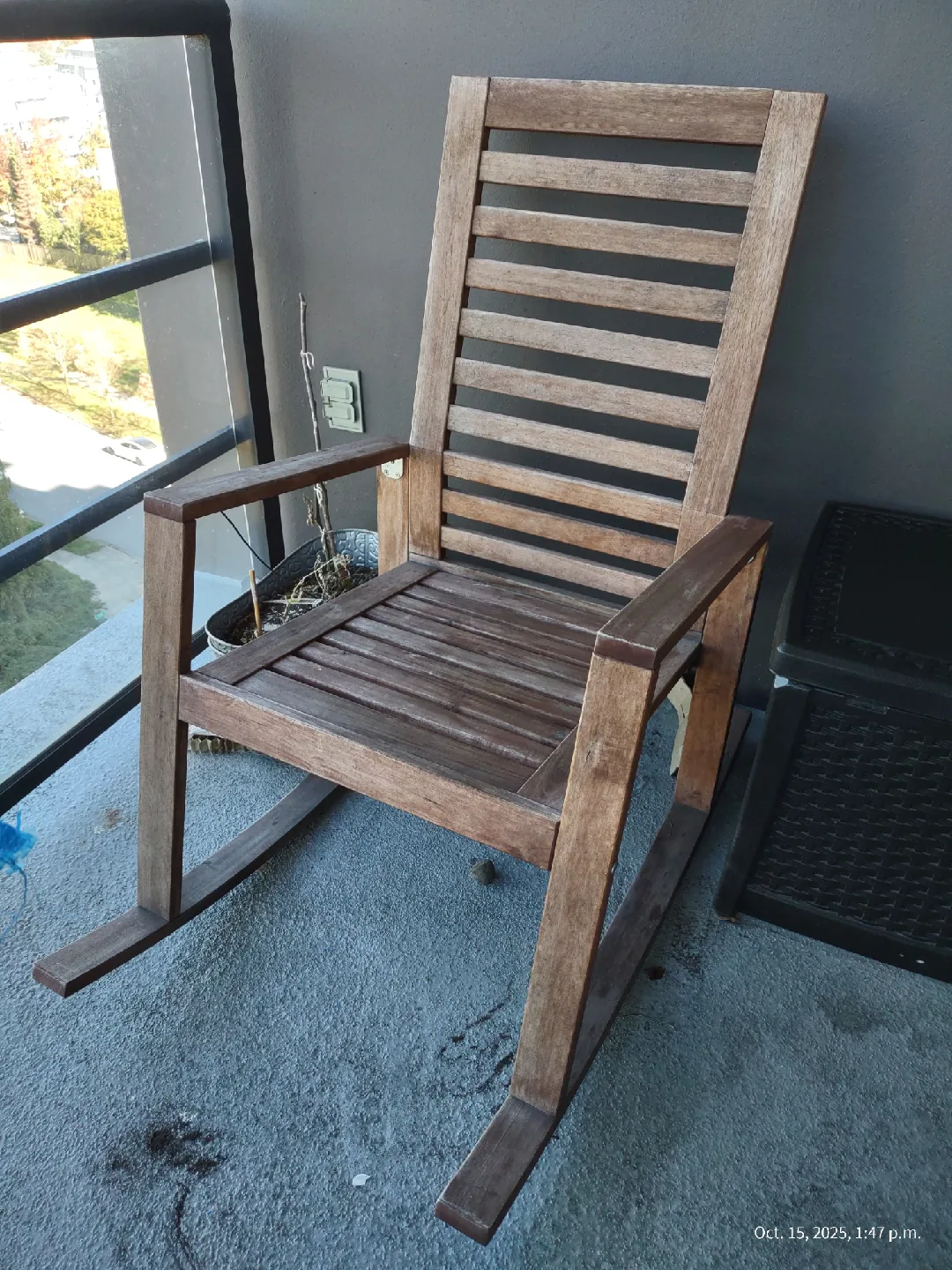 Wooden Rocking Chair IKEA image indicator(2)
