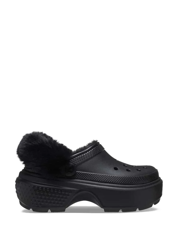 Crocs Black Classic Mammoth Luxe Platform Clog image indicator(6)