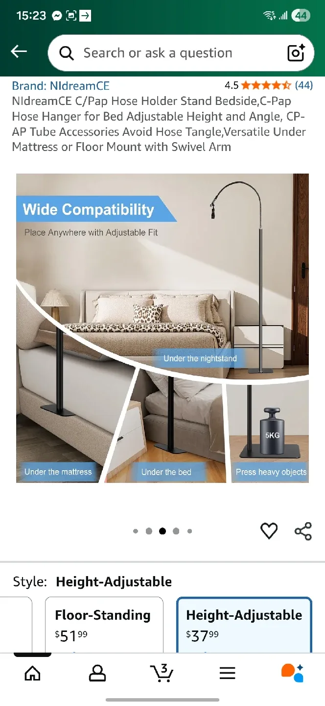 C/Pap Hose Holder Stand image indicator(3)