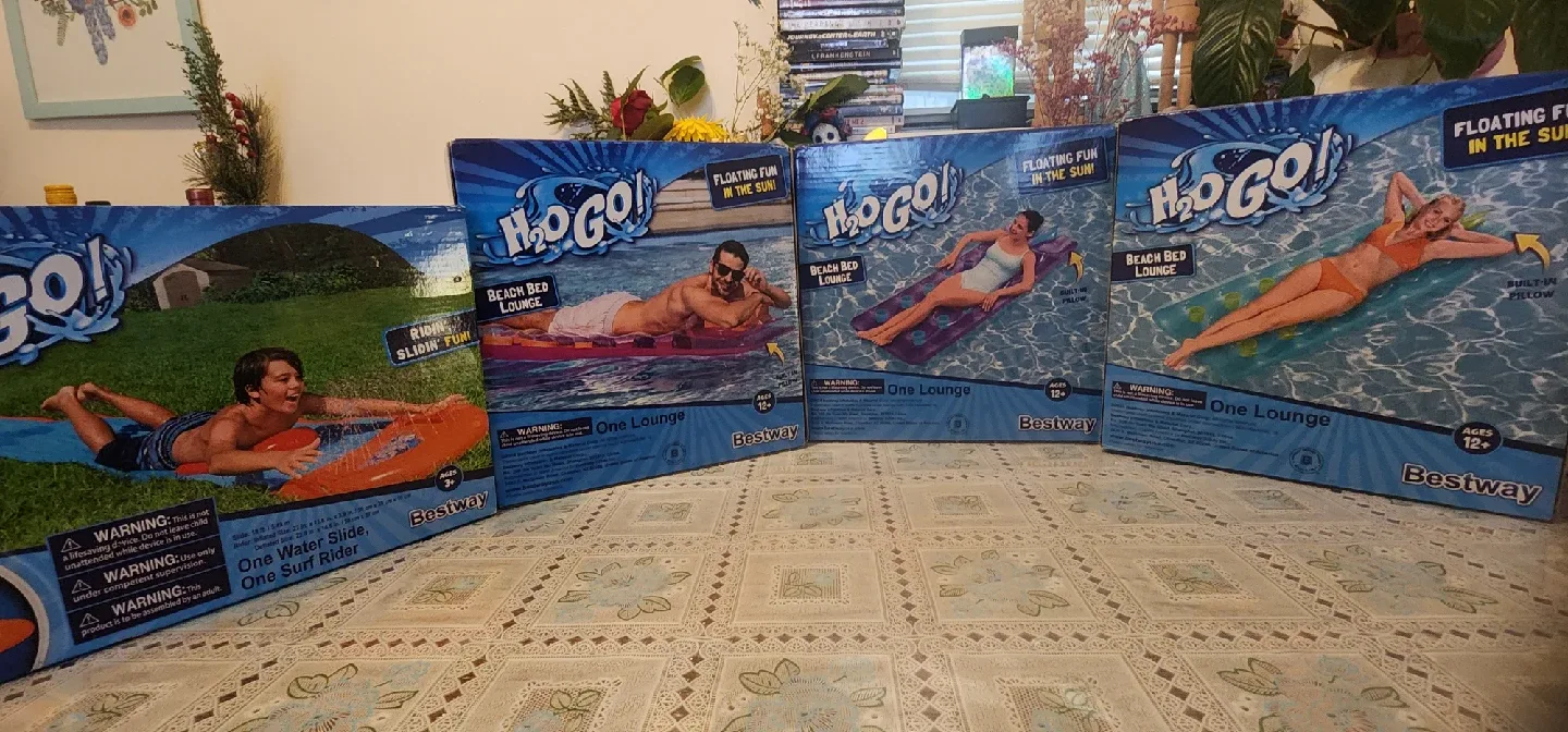 H2OGO! Beach Bed Lounge & Water Slide