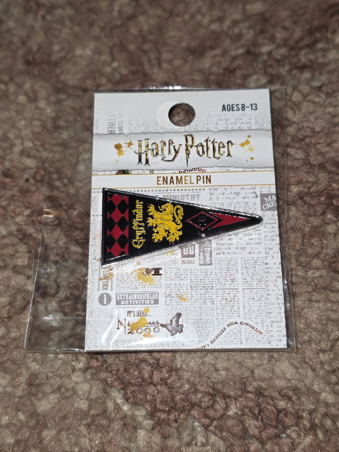 Harry Potter Gryffindor Enamel Pin - New