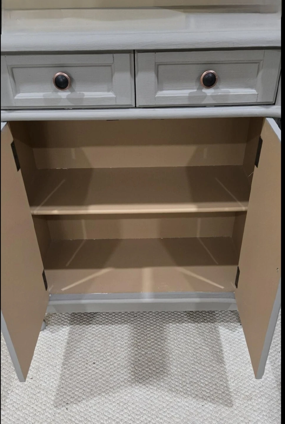 Gray Cabinet with Drawers - photo 4
