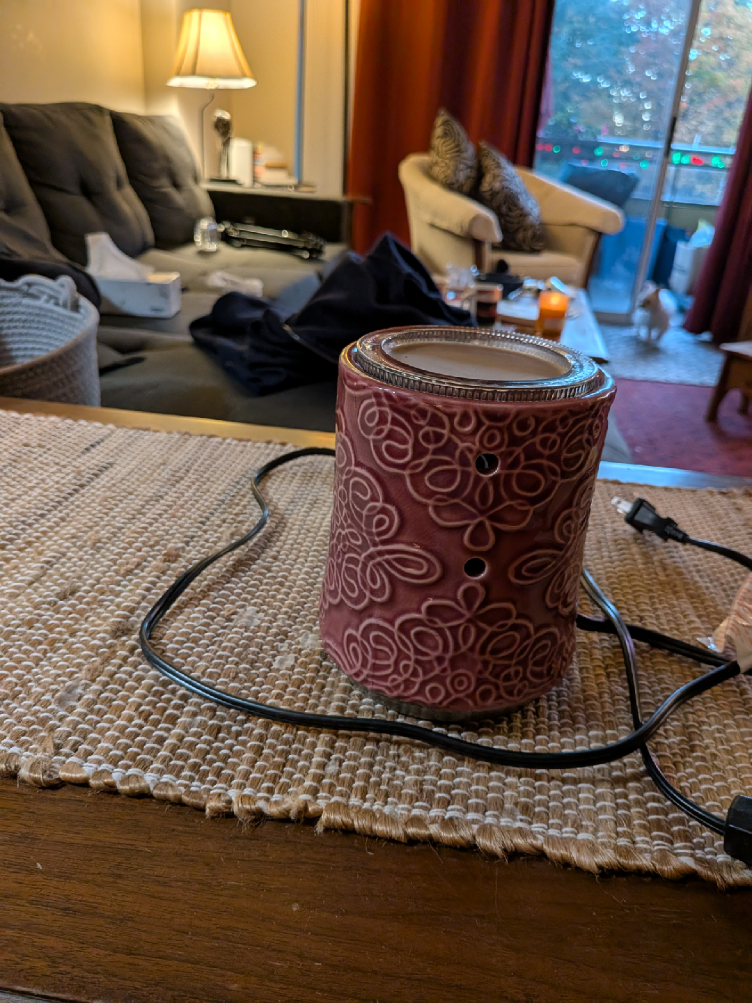 Floral Patterned Wax Warmer Scensy
