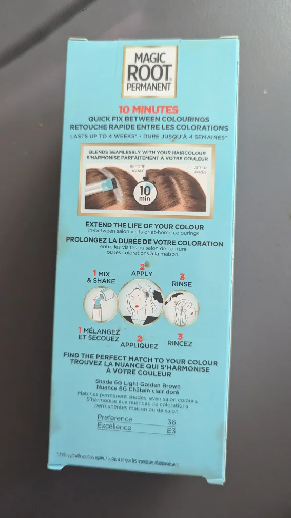 L'Oreal Magic Root 6G Light Golden Brown Hair Dye image indicator(2)