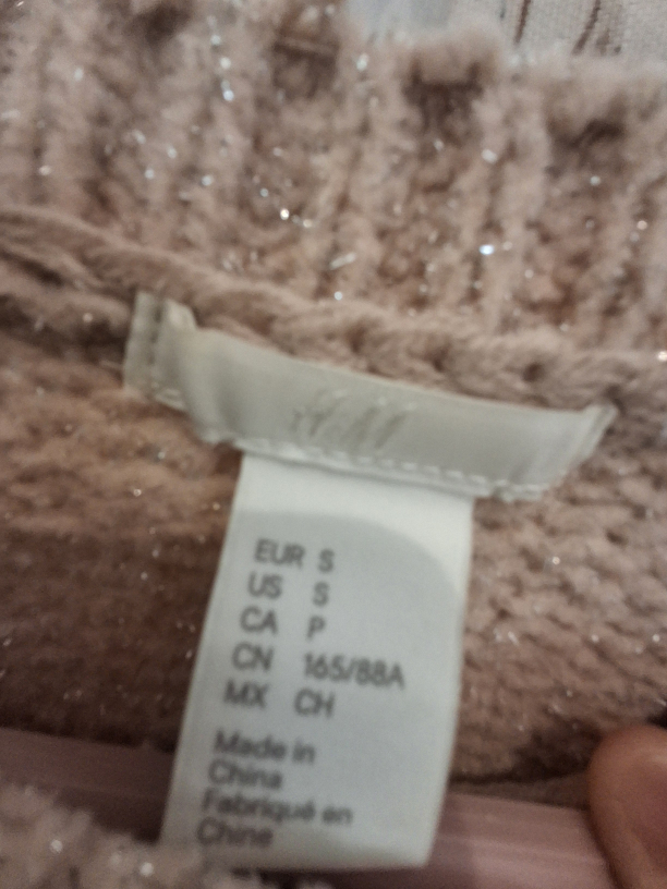 H&M Beige Knit Sweater - Size Small - photo 3