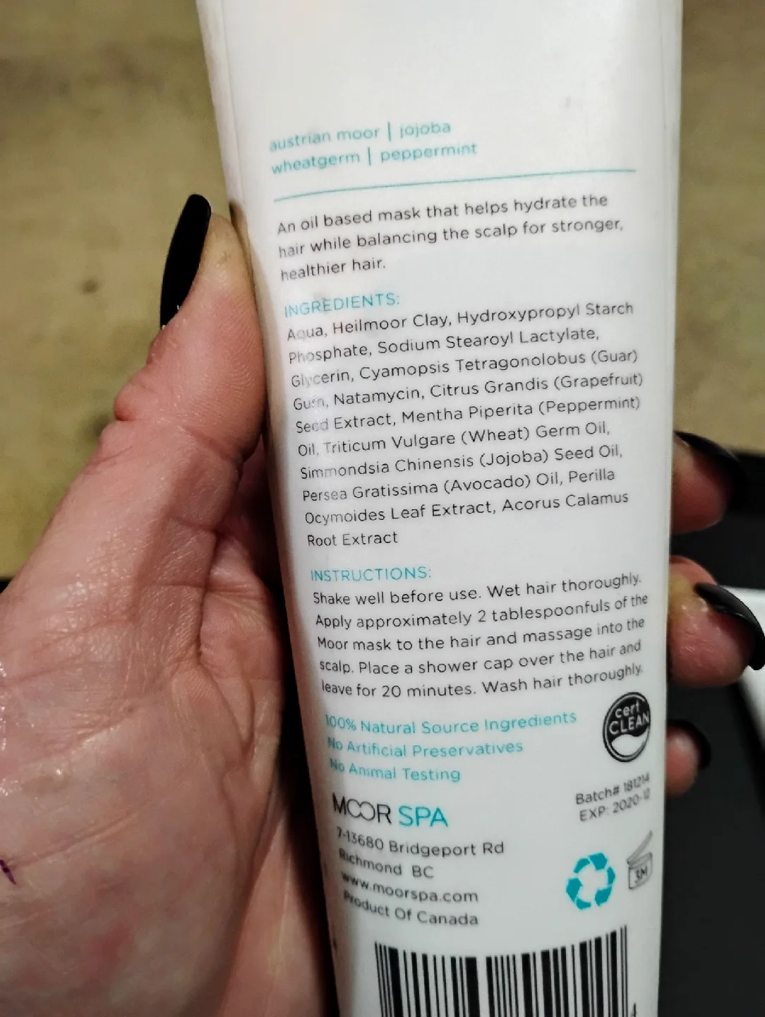 Moor Spa Hair & Scalp Mask and Protection Lotion image indicator(4)