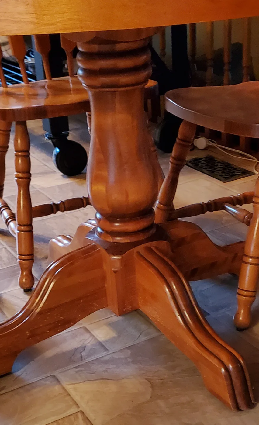 Wooden Dining Table with 4 Chairs image indicator(2)