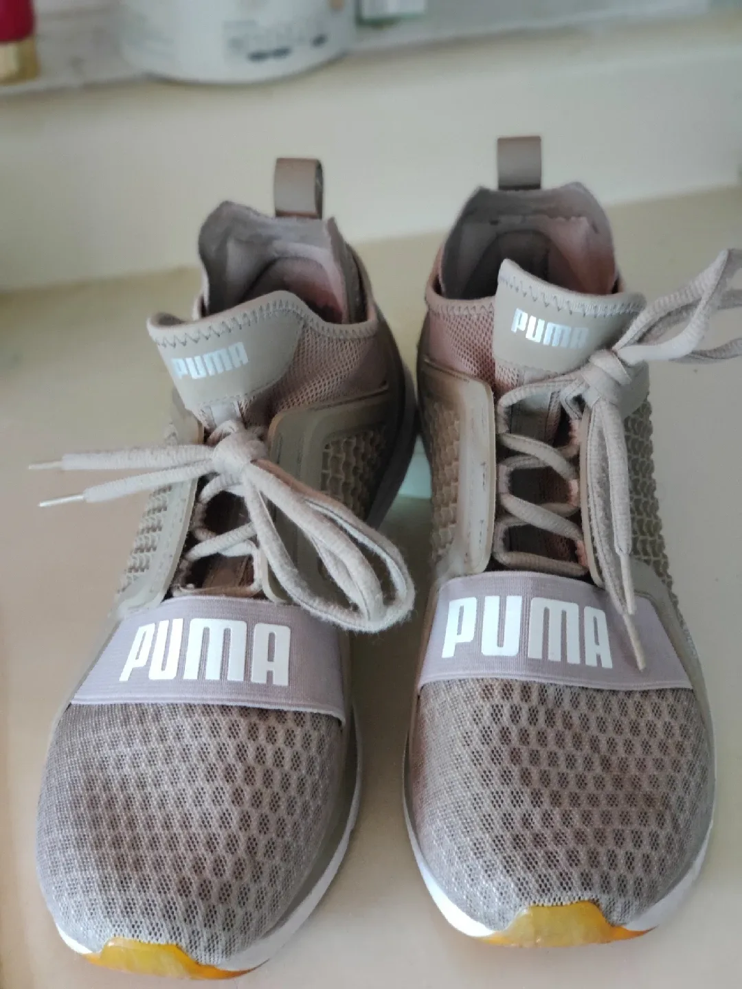 Men's Puma  IG-Nite sports stretch smokers, Taupe image indicator(2)