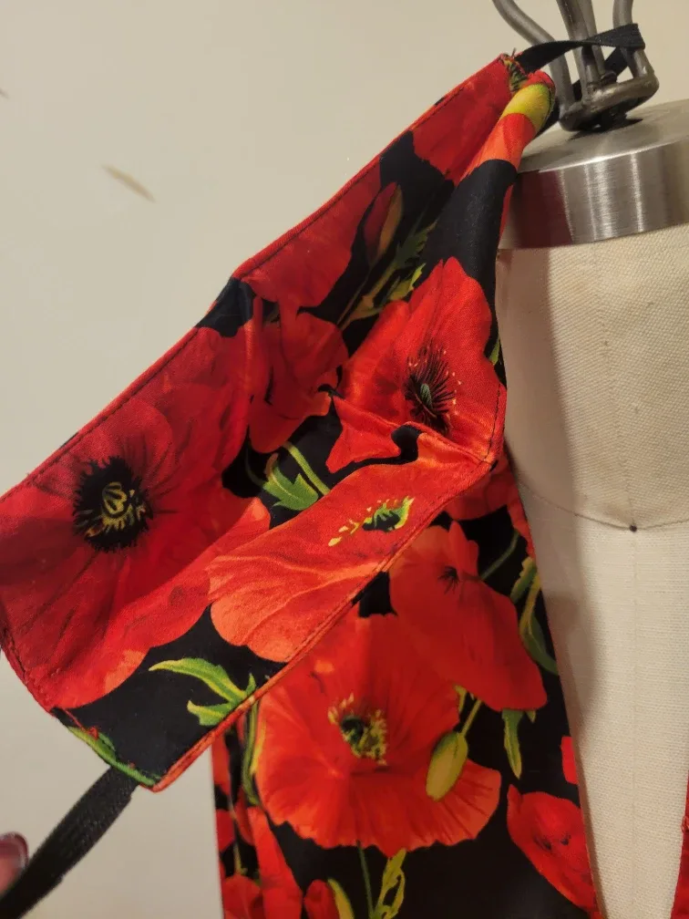 Rememberance Day Flare Dress with Face Mask image indicator(8)