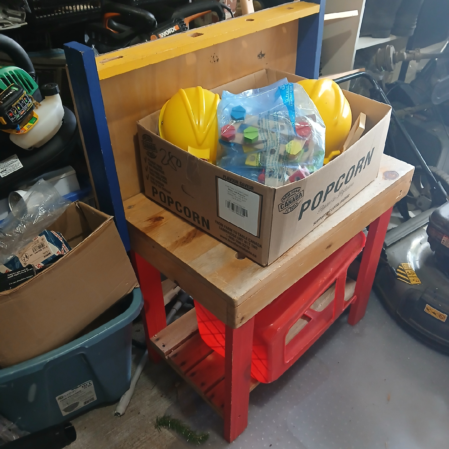 Children's Workbench with Tools & Hard Hats - photo 2