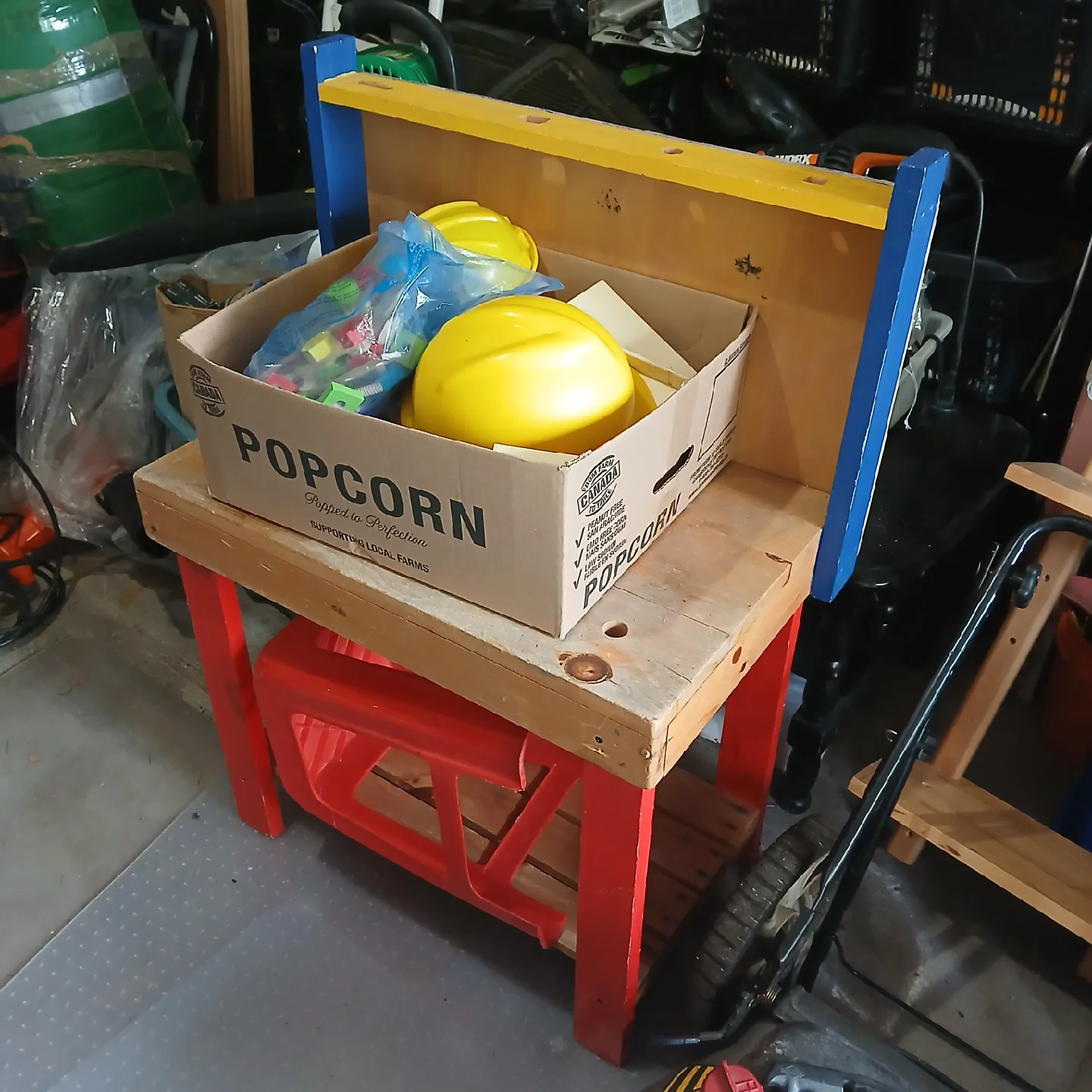 Children's Workbench with Tools & Hard Hats image indicator(3)